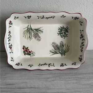 Better Homes and Gardens Heritage Collection Winter Forest Baking Casserole Dish
